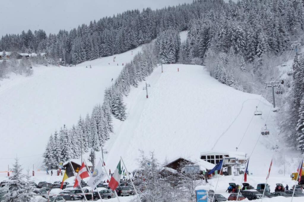 Bel App Aux Gets 10Mn Centre Ski Parking Tennis Prive Les Gets Exterior photo