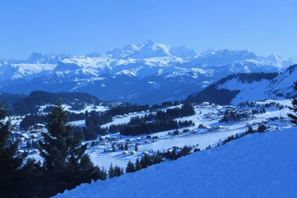 Bel App Aux Gets 10Mn Centre Ski Parking Tennis Prive Les Gets Exterior photo